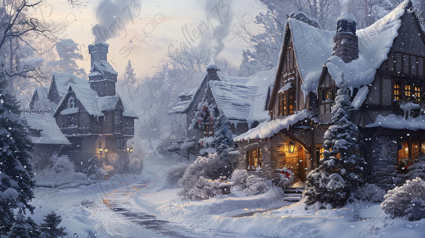 Snowy Village